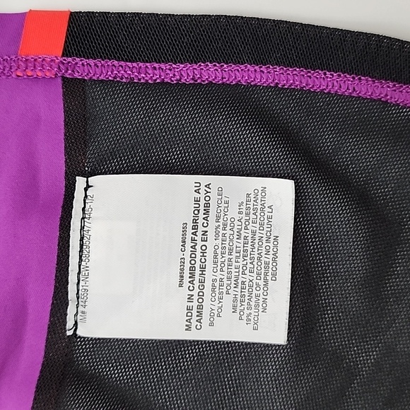 Nike Flow GRX Tank Women's Dri Fit Purple Graphics Lightweight Mesh Size Medium - Picture 8 of 12